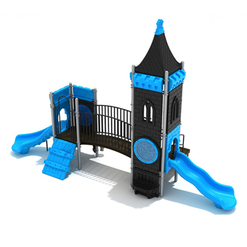 Coastal Citadel Commercial Playground Playset - Ages 2 to 12 yr - Front