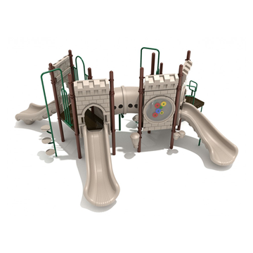 Roundtable Rabble Commercial Playground Playset - Ages 2 to 12 yr - Front