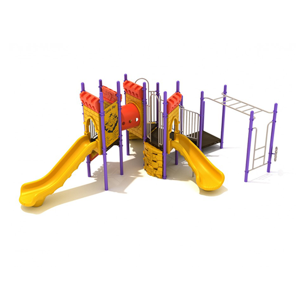 Shrieking Chateau Commercial Playground Playset - Ages 5 to 12 yr - Front