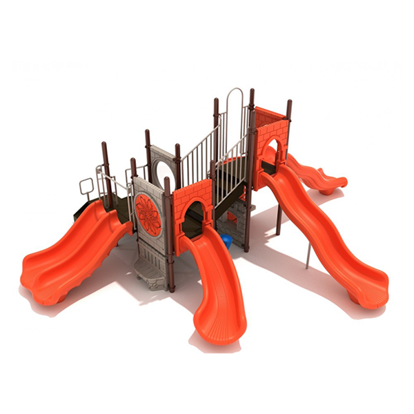 Rider’s Reach Commercial Playground Structure - Ages 2 to 12 yr - Front