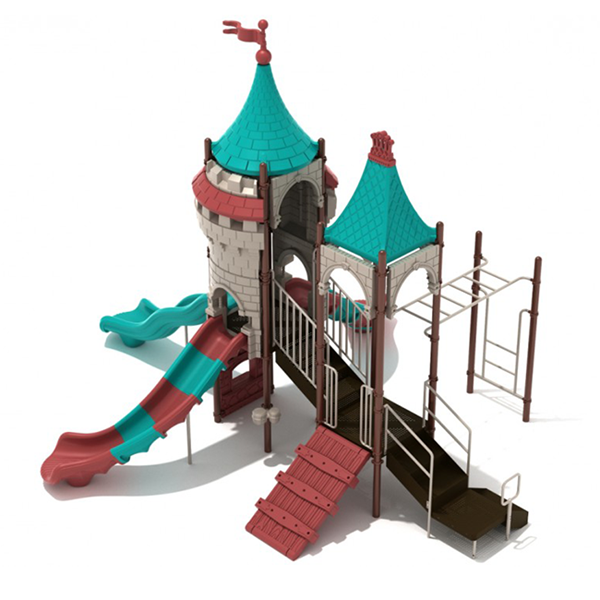 Lionheart Lair Commercial Playground Equipment - Ages 5 to 12 yr - Front