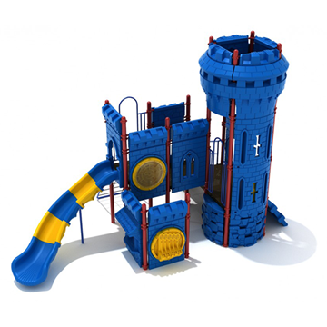 Albion Abbey Commercial Playground Equipment - Ages 2 to 12 yr - Front