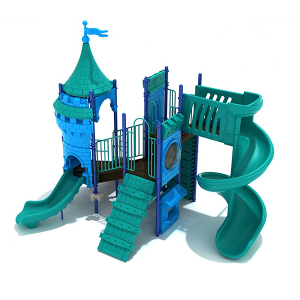 Camelot Court Commercial Playground Equipment - Ages 5 to 12 yr - Front