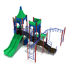 Forbidden Fortune Commercial Playground Equipment - Ages 5 to 12 yr - Back