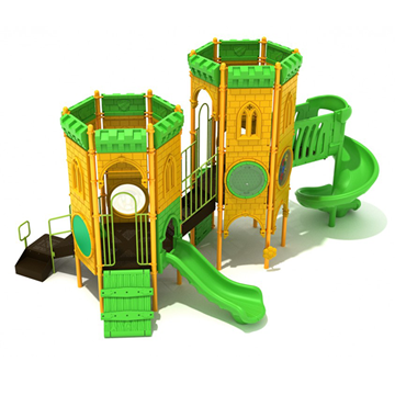 Fort Arthur Commercial Playground Equipment - Ages 2 to 12 yr - Front