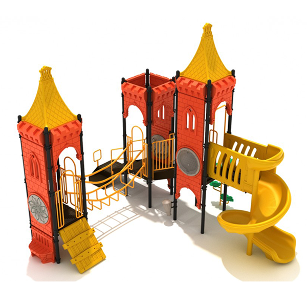 Chivalry Canyon Commercial Playground Equipment - Ages 5 to 12 yr - Front