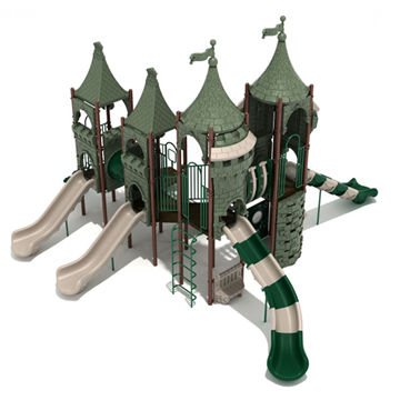 Gwendolyn’s Guild Commercial Playground Equipment - Ages 5 to 12 yr - Front