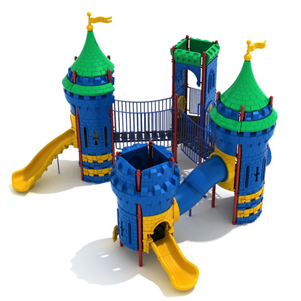 Narrow Passage Commercial Playground Equipment - Ages 2 to 12 yr - Front