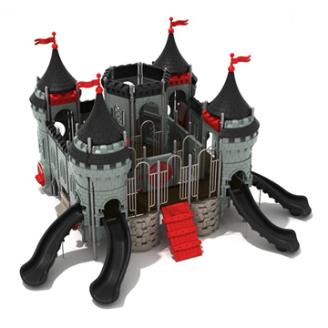 Castle Grey Maw Commercial Playground Equipment - Ages 2 to 12 yr - Front