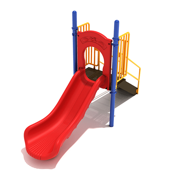 3 Foot Single Straight Freestanding Slide - Ages 2 To 12 Yr