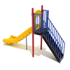 5 Foot Single Straight Freestanding Slide - Ages 2 to 12 yr - Back
