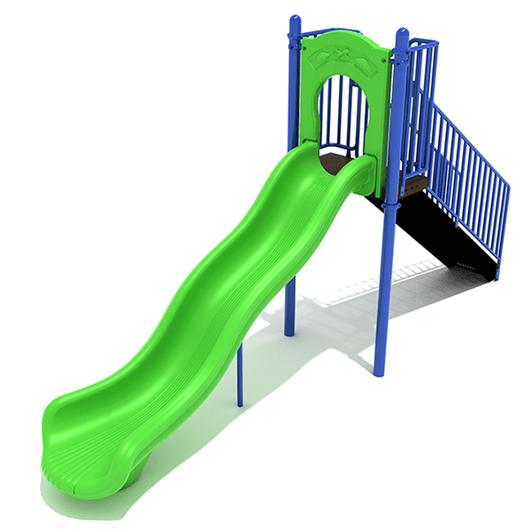 5 Foot Single Wave Freestanding Slide - Ages 2 to 12 yr