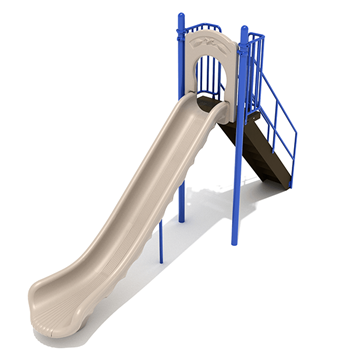 6 Foot Single Straight Freestanding Slide - Ages 2 to 12 yr