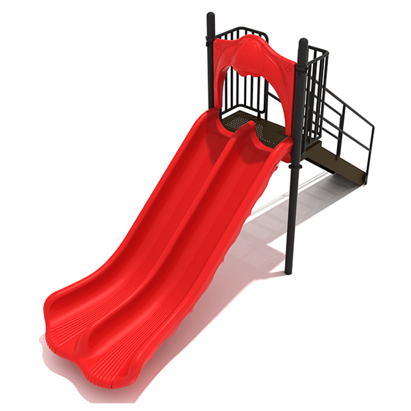 5 Foot Double Straight Freestanding Slide - Ages 2 to 12 yr