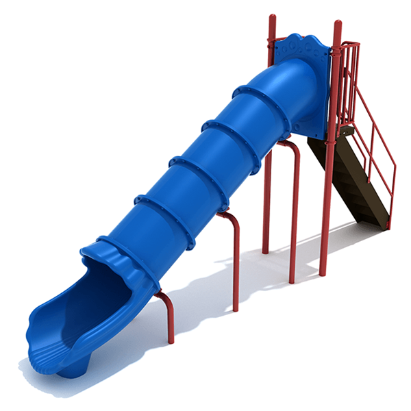 6 Foot Straight Tube Freestanding Slide - Ages 5 to 12 yr
