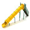 8 Foot Straight Tube Freestanding Slide - Ages 5 to 12 yr - Yellow