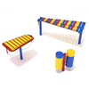 Rhythm Group of Three Musical Playground Equipment - Ages 2 to 12 yr - Primary