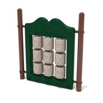 Tic-Tac-Toe Freestanding Panel Playground Music Equipment - Ages 2 to 12 yr - Neutral