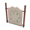 Chime Freestanding Musical Playground Panel with Posts - Ages 2 to 12 yr - Neutral Back