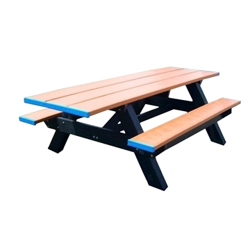 Dual End Access ADA Recycled Plastic Picnic Table	
