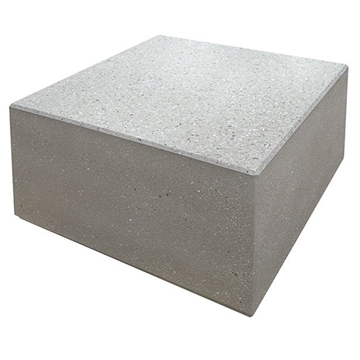 Modern Block Concrete Bench