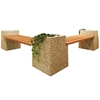 Bench For Planter Ledge	