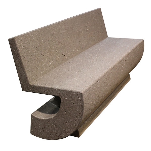 Cantilever Bench With Back