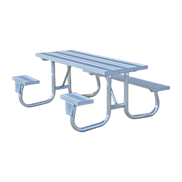 Aluminum Picnic Table W/ Side Wheelchair Access 