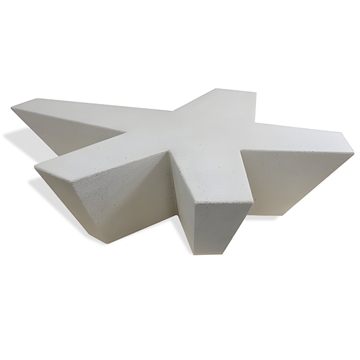 Star Shaped Concrete Bench	