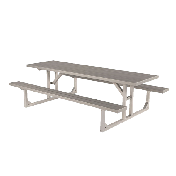 All Aluminum Picnic Table 8 Ft. 