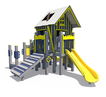 RFX-30156 - Lake Breeze Environmentally-Friendly Playground Equipment - Ages 2 to 5 yr