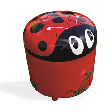 77149 - Lady Bug Drum For Daycare Centers - Portable