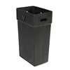 Open Trash Receptacle With Ashtray