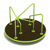 PFS059 - Radical Rotator Playground Merry Go Round - Ages 2 To 12 Years - Green