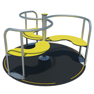 PLD0009XX - Orbit Playground Merry Go Round - Ages 5 To 12 Years