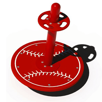TFR08714XX - Baseball - Sport Spin About Stand And Spin Playground Equipment - Ages 5 To 12 Years 