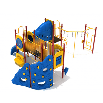 PKP299 - Blue Grass Outdoor Commercial Play Structures - Ages 5 To 12 Yr - Front