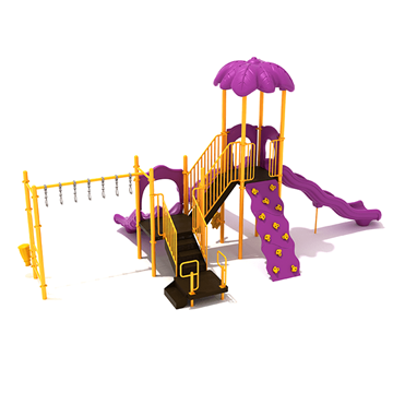 PKP196 - Boise Commercial Park Playground Equipment - Ages 5 To 12 Yr - Front
