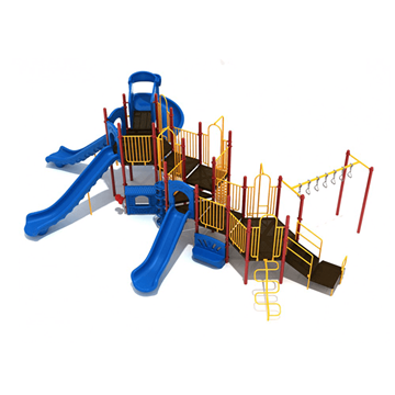 PKP205 - Broken Arrow Commercial Metal Playground Equipment - Ages 5 To 12 Yr - Front