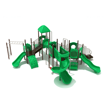 PKP277 - Chagrin Falls Large Commercial Playground Equipment - Ages 5 To 12 Yr - Front