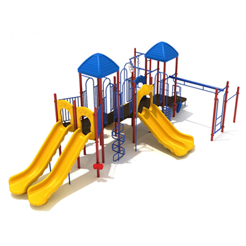 PKP179 - Denton School Age Playground Equipment - Ages 5 To 12 Yr  - Front