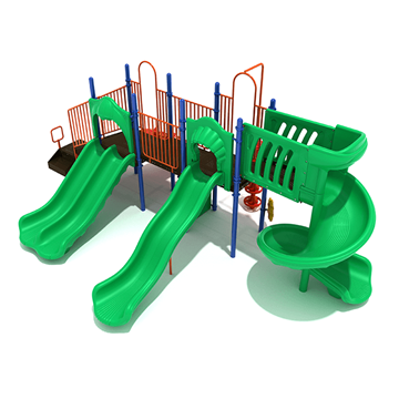 PKP126 - Durham Elementary School Play Equipment - Ages 5 To 12 Yr - Front