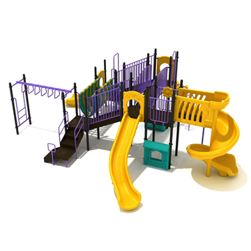 PKP247 - Fairfax Station Modern Playground Equipment - Ages 5 To 12 Yr - Front