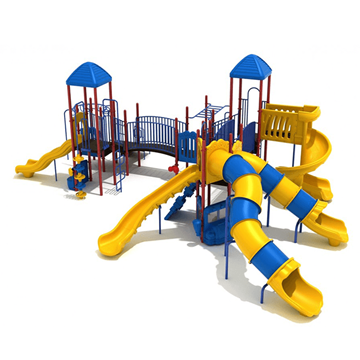 PKP217 - Galveston Large Commercial Playground Equipment - Ages 5 To 12 Yr - Front