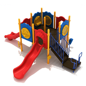 PMF021 - Admirals Cove Playground Equipment For Preschools - Ages 2 To 12 Yr - Front
