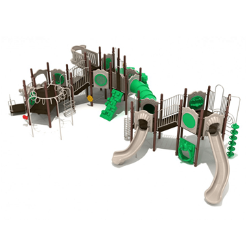 PMF022 - Bonita Bay Large Commercial Playground Equipment - Ages 5 To 12 Yr  - Front