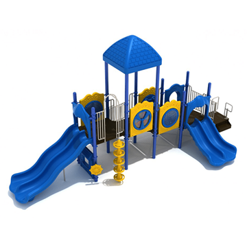 PMF030 - Copperleaf Court Early Childhood Playground Equipment - Ages 2 To 12 Yr - Front