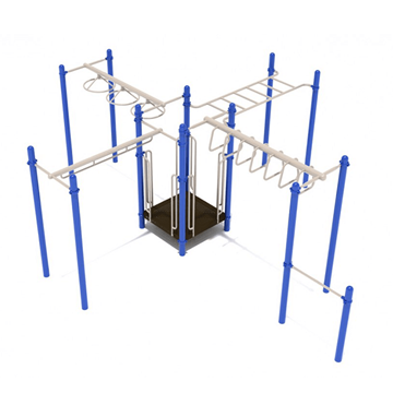 PKP164 - White Plains Climbing Playground Equipment - Ages 5 To 12 Yr - Front