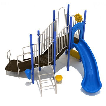 PKP219 - Valparaiso Preschool Playground Equipment - Ages 2 To 12 Yr - Front