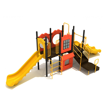 PKP263 - La Crosse Playground Equipment For Daycare - Ages 2 To 12 Yr - Front